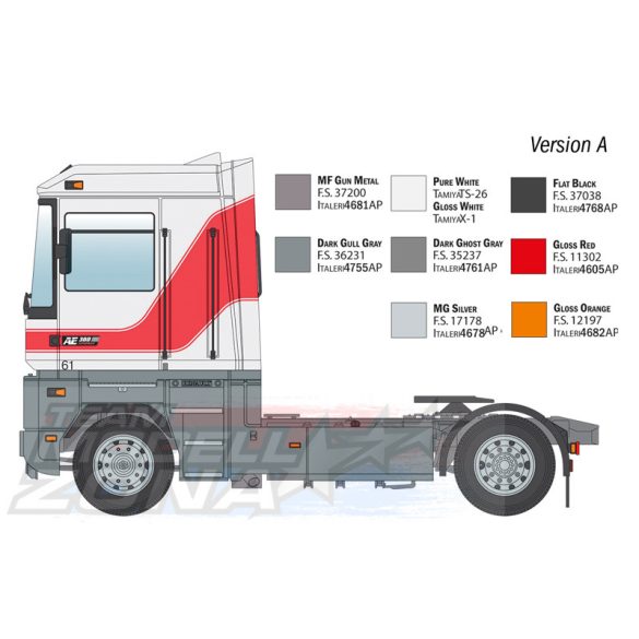 Italeri 1:24 RENAULT AE500 Magnum makett