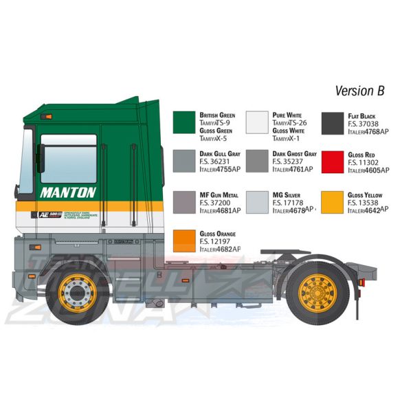 Italeri 1:24 RENAULT AE500 Magnum makett
