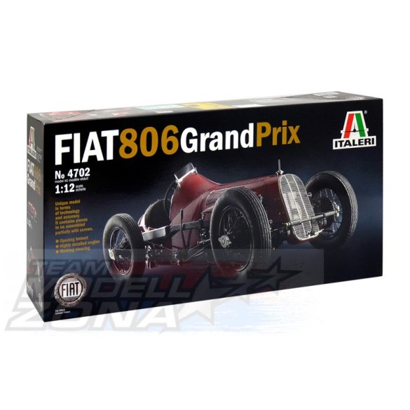 Italeri - 1:12 FIAT 806 Grand Prix - makett