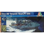 Italeri - 1:35 ELCO 80' PT - 596 TORPEDO BOAT- makett