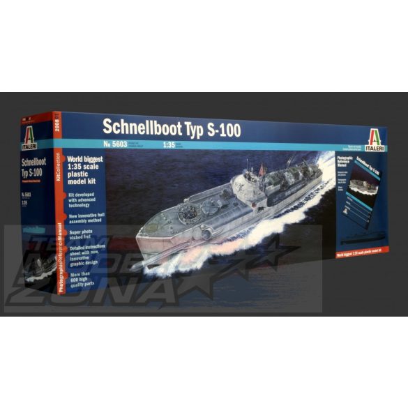 Italeri - 1:35  Schnellboot Typ S-100 Prem. Edition- makett