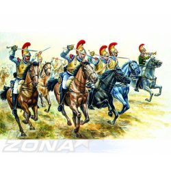Italeri -1:72 francia nehéz lovasok - makett