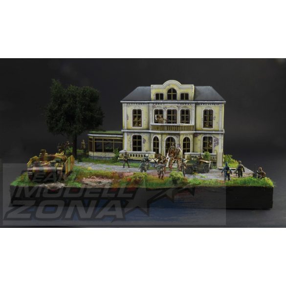 Italeri - 1:72 Hartenstein Hotel 1944 Market - dioráma szett