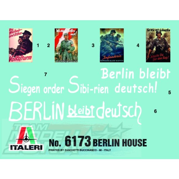 Italeri - 1:72 Berlin House Set - makett (*)