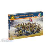   Italeri - BRITISH INFANTRY AND SEPOYS - dioráma makett szett