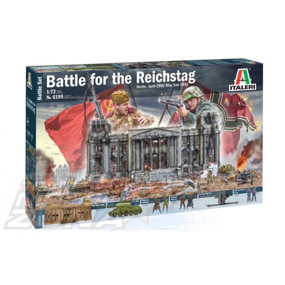 Italeri - 1:72 Battle-Set 1945 Fall of the Reichstag - dioráma szett
