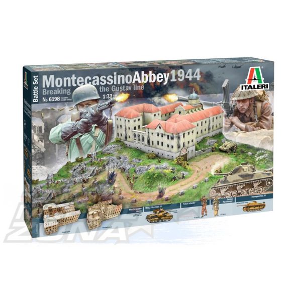 1:72 Montecassino Abbey 1944 Breaking the Gustav Line - BATTLE SET