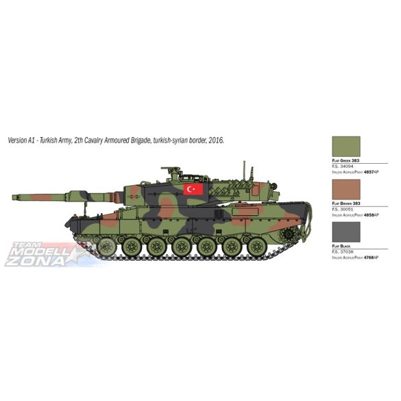 Italeri - 1:35 Leopard 2A4 műanyag makett