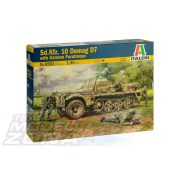   Italeri - 1:35 Sd. Kfz. 10 Demag D7 with German Paratroopers - makett