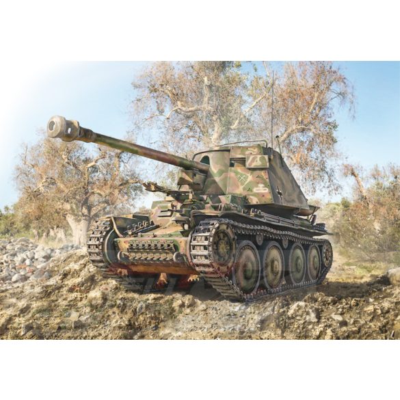 Italeri - 1:10 Marder III Ausf. H Sd. Kfz.138 makett