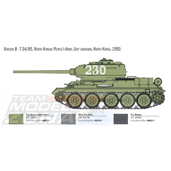 1:35 T-34/85 Koreanischer Krieg - Italeri
