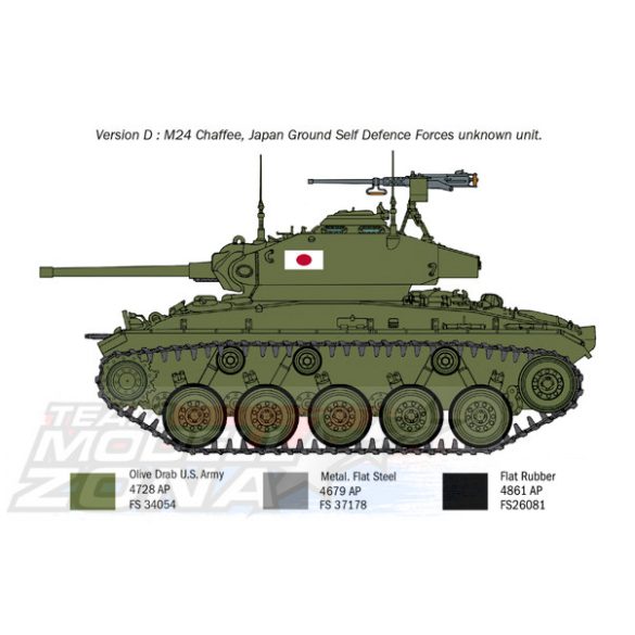 1:35 M24 Chaffee Korean War - Italeri