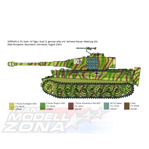 Italeri 1:35 Pz.Kpfw. VI Ausf. E late production