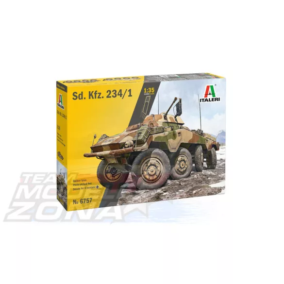 Italeri 1:35 Ger. Sd.Kfz.234/1 (2cm) makett