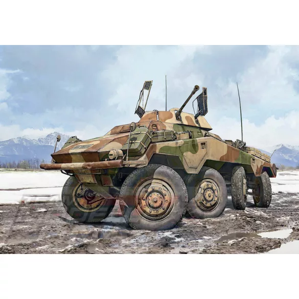 Italeri 1:35 Ger. Sd.Kfz.234/1 (2cm) makett