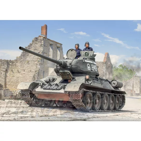 Italeri 1:35 T34/85 Zavod 112 -1944 makett