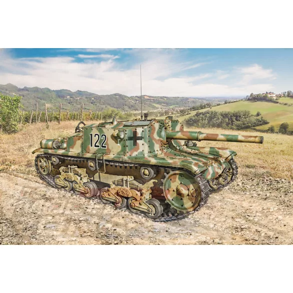 Italeri 1:35 Semovente M42 da 75/34 UPGRADED EDITION makett