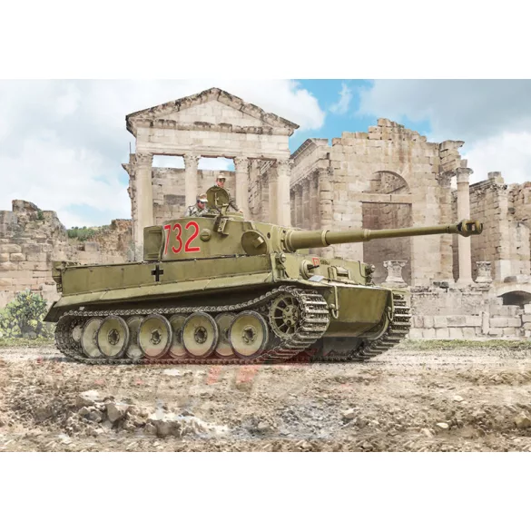 Italeri 1:35 Pz. Kpfw VI Tiger I Ausf. H (tp) makett