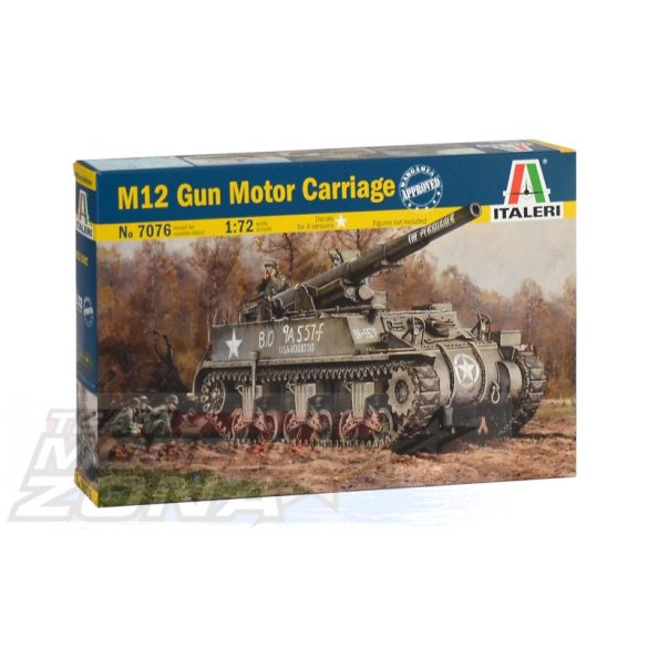 Italeri - 1:72 US M12 GMC Howitzer