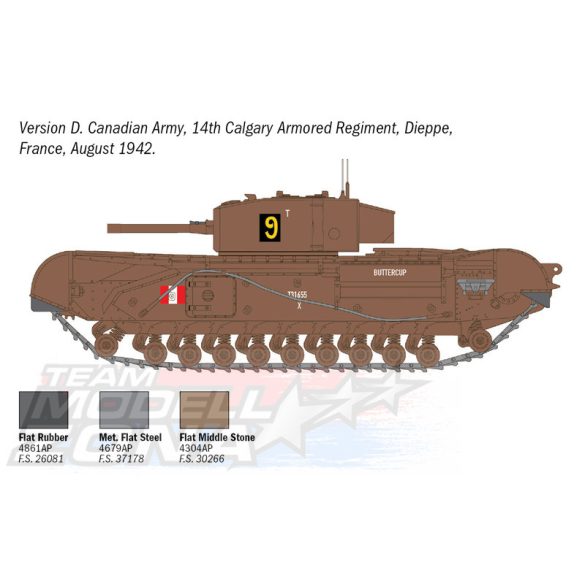 Italeri - 1:72 Churchill Mk. III - makett