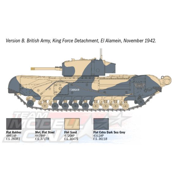 1:35 1:72 Churchill Mk. III - Italeri