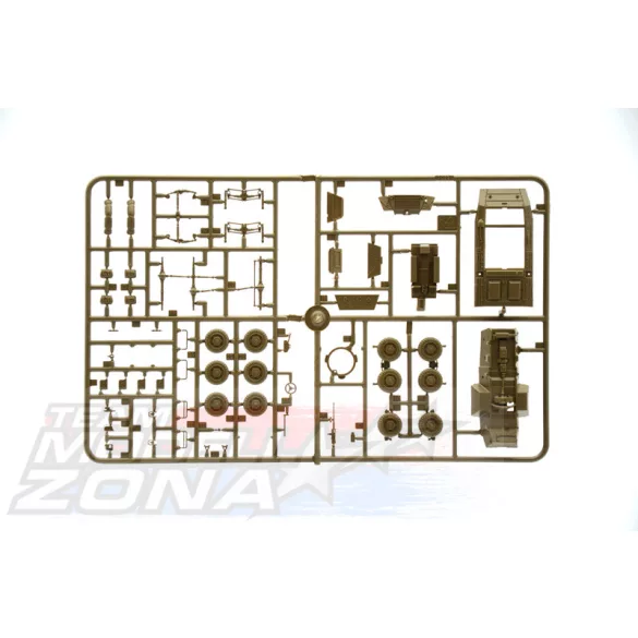 Italeri 1:72  M8 Greyhound / M20 Armored Utility Car makett