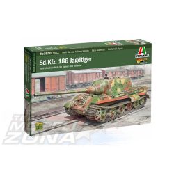 Italeri - 1:56 Sd. Kfz. 186 Jagdtiger - makett