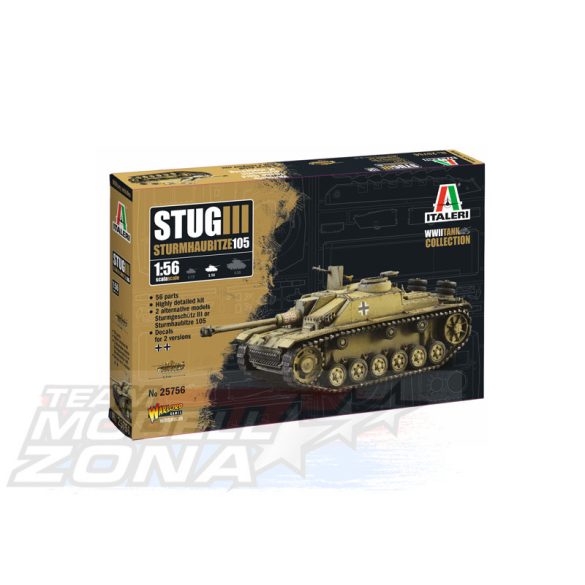 Italeri 1:56 Sd.Kfz. 142/1 StuG III makett