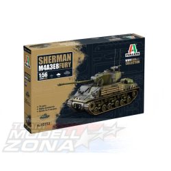 Italeri 1:56 Sherman M4A3E8 Fury makett