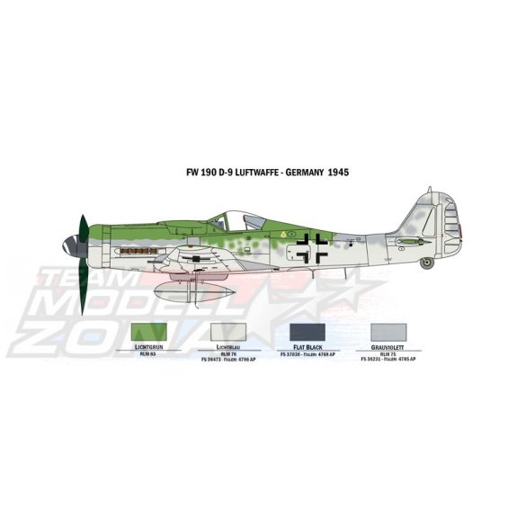 Italeri - 1:72 WAR THUNDER - BF 109 F-4 & FW 190 D-9 - bónusz kódos makett
