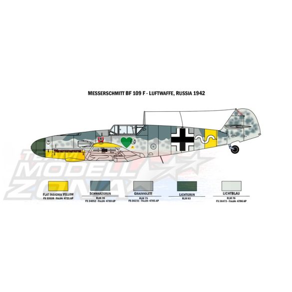 Italeri - 1:72 WAR THUNDER - BF 109 F-4 & FW 190 D-9 - bónusz kódos makett