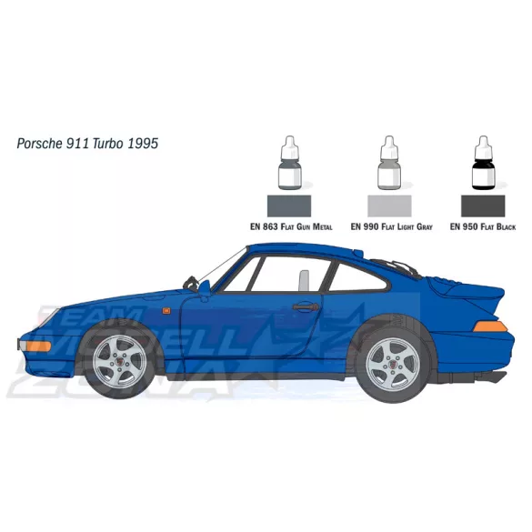 Italeri 1:24 Porsche 911 Turbo Modell-Set
