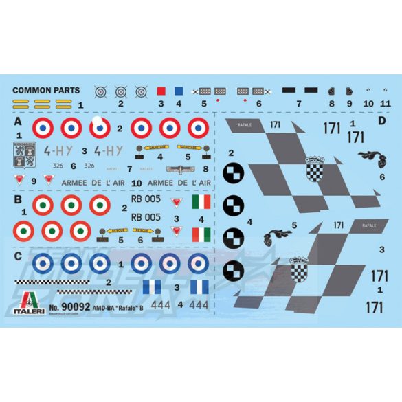 Italeri 1:72 Rafale B makett