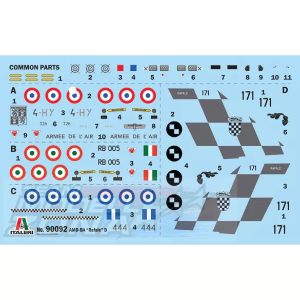 Italeri 1:72 F-15E Strike Eagle makett