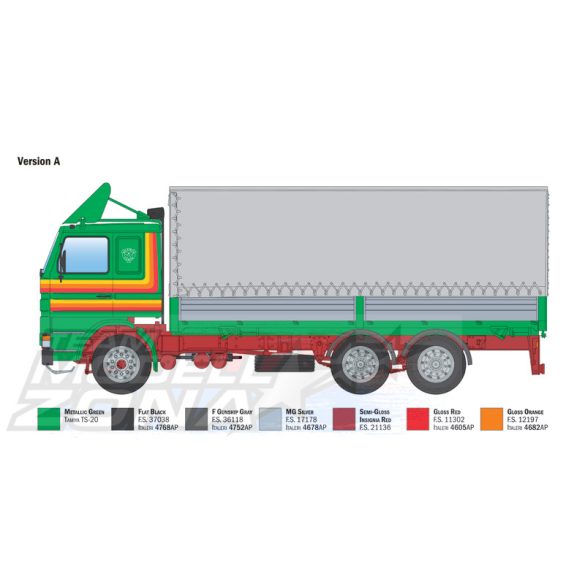 Italeri 1:24 Scania 142H 6x2 Canvas makett