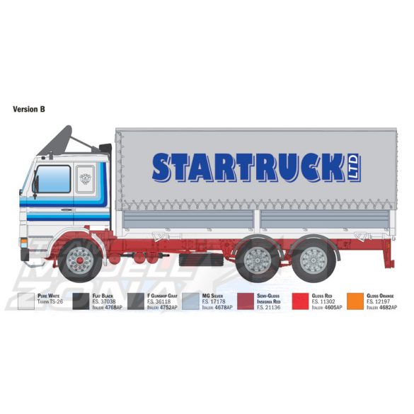 Italeri 1:24 Scania 142H 6x2 Canvas makett