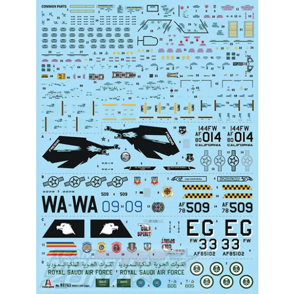Italeri 1:72 F-15C Eagle makett