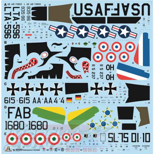 Italeri 1:48 T-6G Texan makett