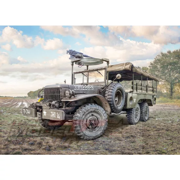 Italeri 1:35 Dodge WC-62/63 1 1/2 ton 6x6 TRUCK makett