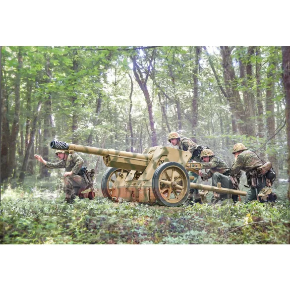 Italeri 1:35 Pak 97/38 AT Gun with crew makett