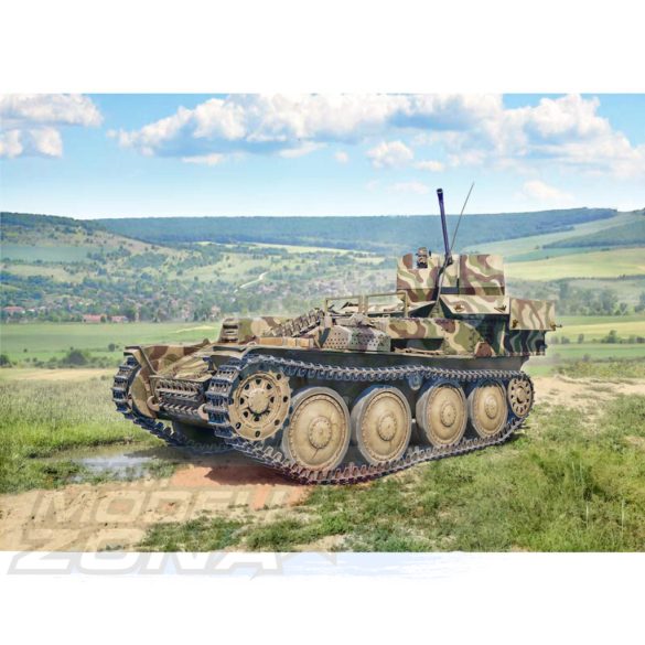 Italeri 1:35  Ger. Sd.Kfz.140 Flakpanzer 38 Gep. makett