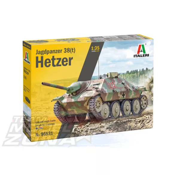 Italeri 1: 35 JAGDPANZER 38(t) HETZER makett