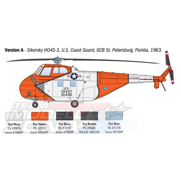 Italeri 1:72 HO4S-3 / HAS.7 / H-19 makett