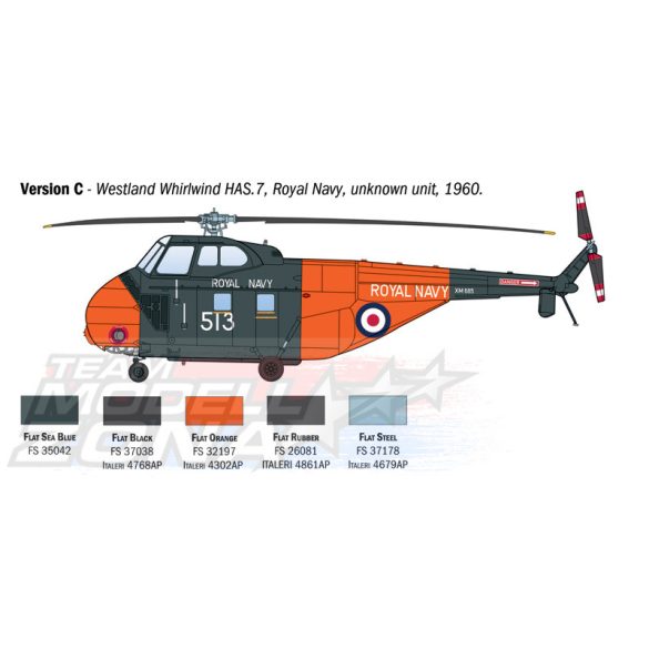 Italeri 1:72 HO4S-3 / HAS.7 / H-19 makett