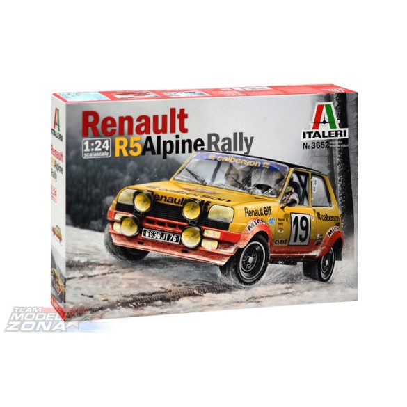 Italeri - 1:24 renault R5 rally makett - makett