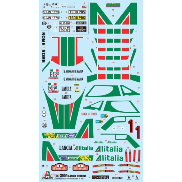 Italeri - 1:24 Lancia Stratos HF - makett