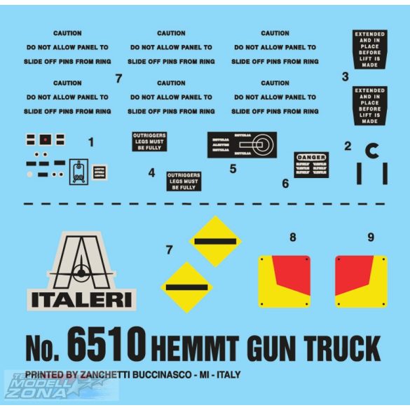 Italeri - 1:35 HEMTT Gun Truck - makett