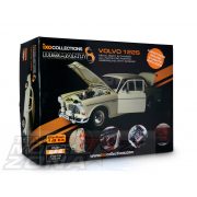   IXO - 1:8 Volvo 122S Amazon - hangos, fénnyel - fémelemekkel - prémium építőkészlet