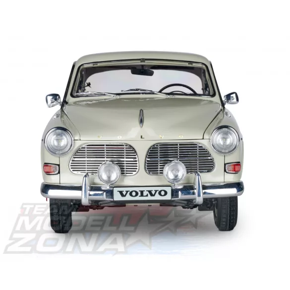IXO - 1:8 Volvo 122S Amazon - hangos, fénnyel - fémelemekkel - prémium építőkészlet