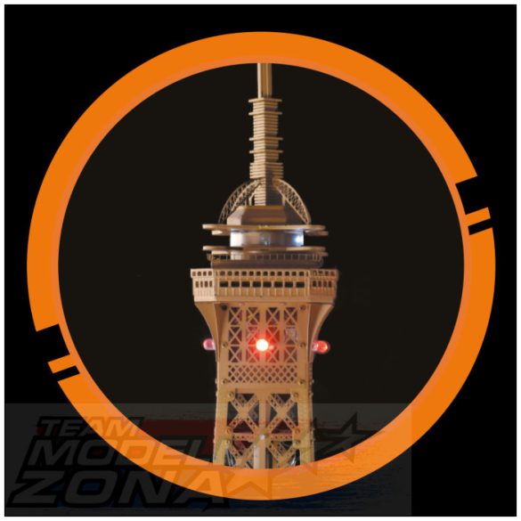 IXO 10104 Eiffelturm | Licht + Aufzüge | 120 cm | Premium Architektur-Metallbausatz 1:270